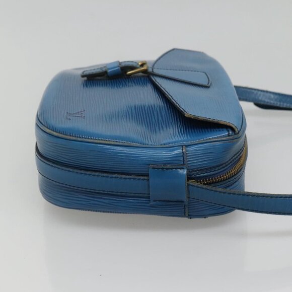 LOUIS VUITTON Epi June Feuille Shoulder Bag Blue M52155 LV Auth ti2813 - Picture 5 of 16